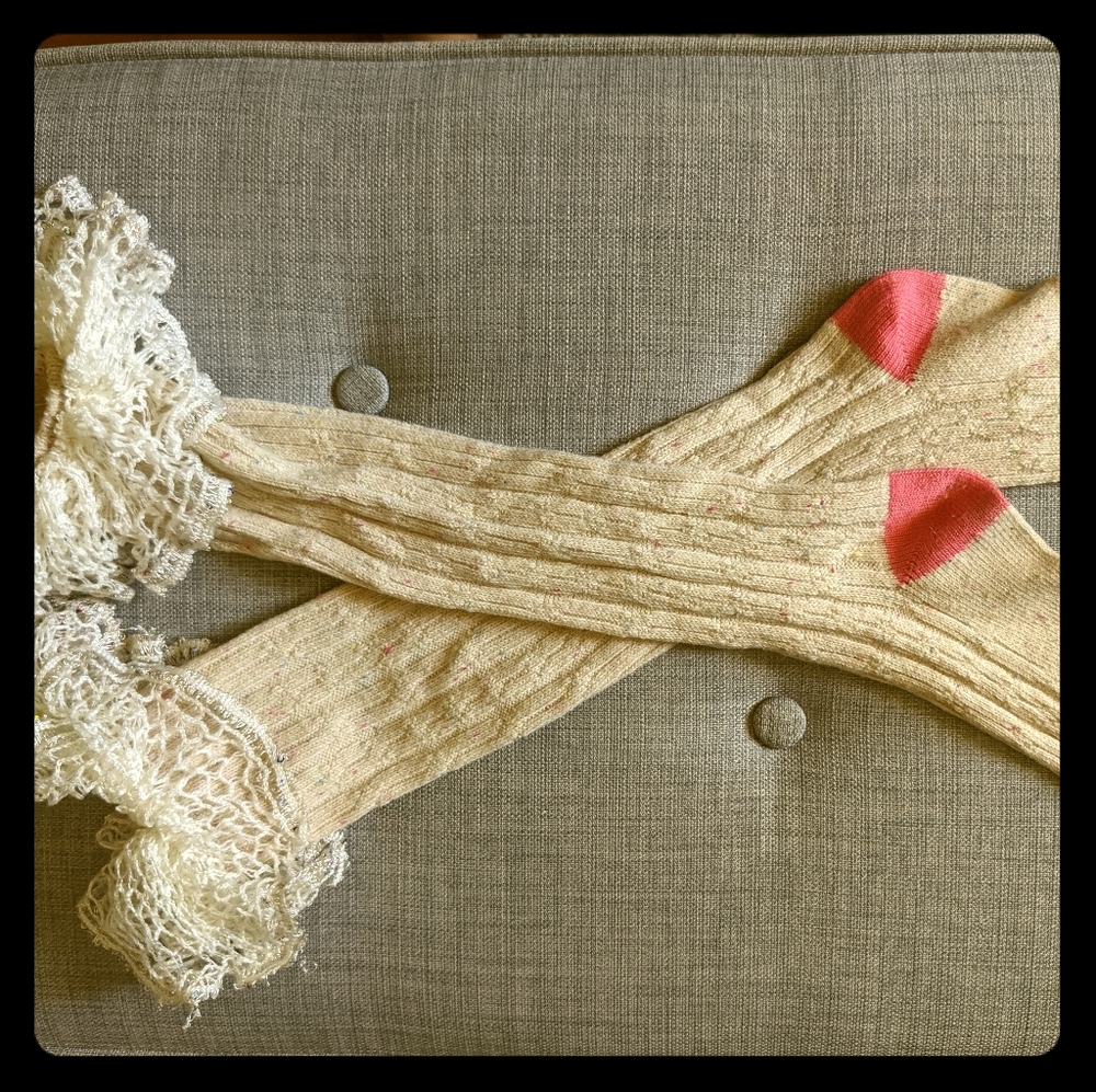 Cute Boot Socks with Ruffel